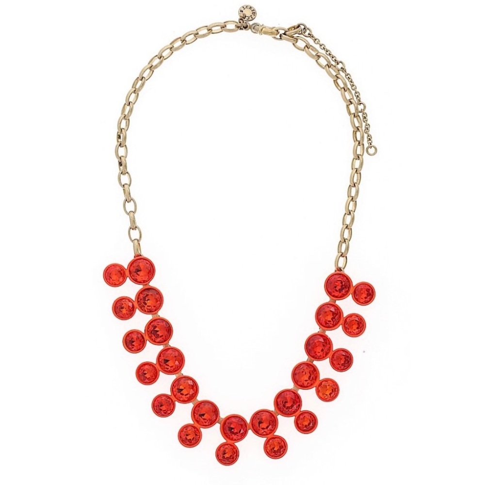 J Crew Red Necklace